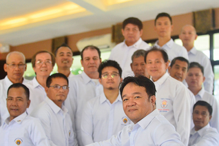 Members of Philippines Councili 16966 which is composed mainly of active duty police officers.