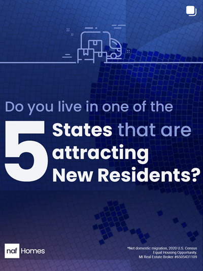 Do you live in one of the 5 states that are attracting new residents?