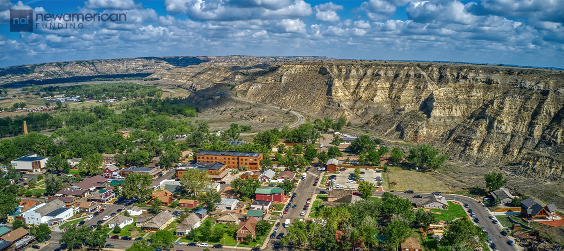 North Dakota residential neighborhood