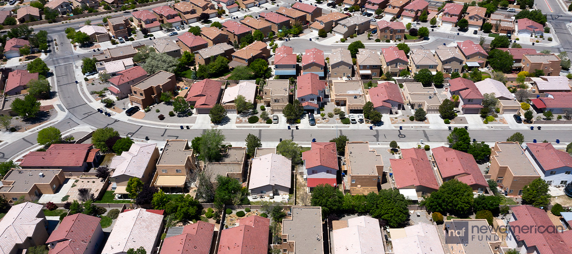 New Mexico residential neighborhood