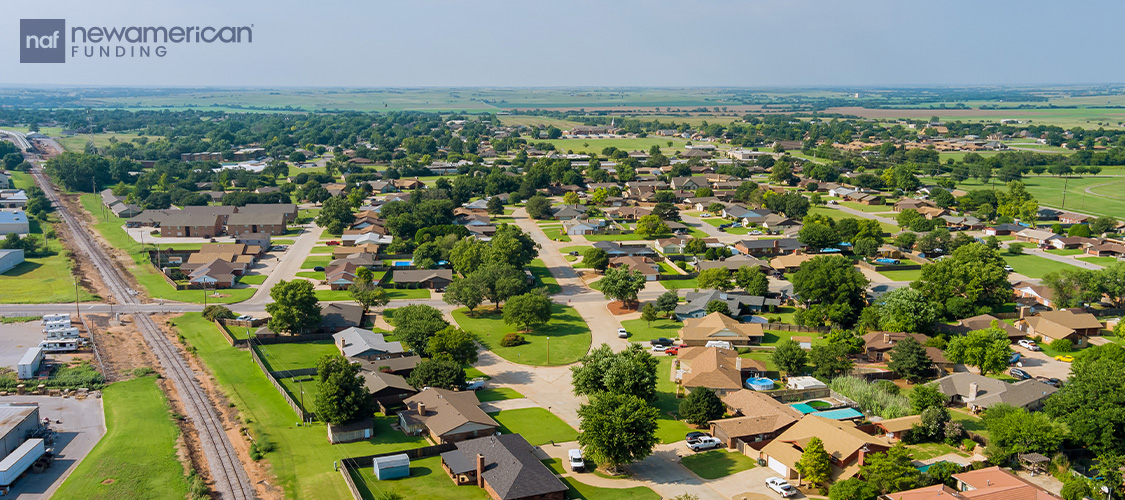 Oklahoma residential neighborhood