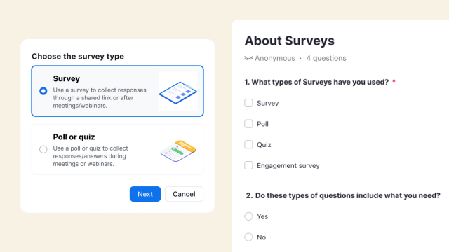 Measure the pulse of your audience with surveys & polls