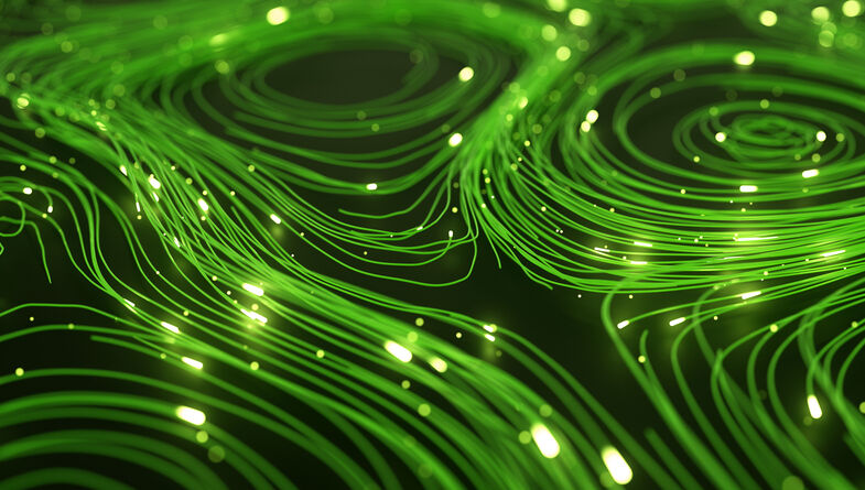 Technology abstract Cybersecurity supply chain