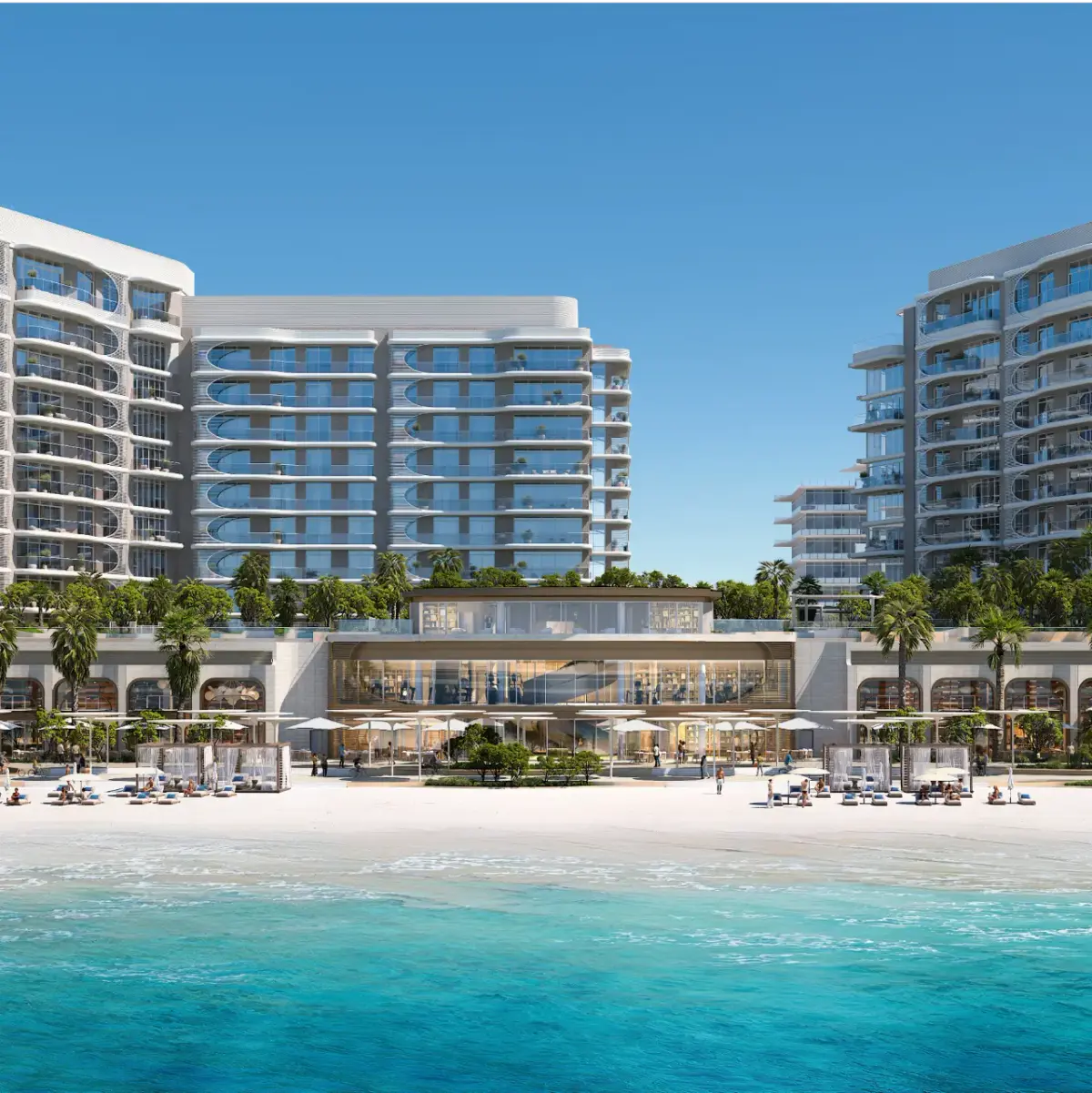 Fahid Beach Terraces, Fahid Island, Abu Dhabi