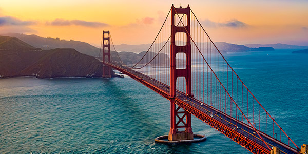 Golden Bridge in San Francisco, California