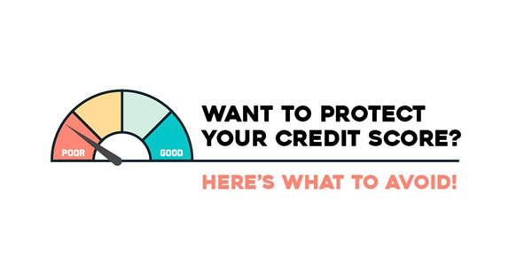 wnat to protect your credit score infographic