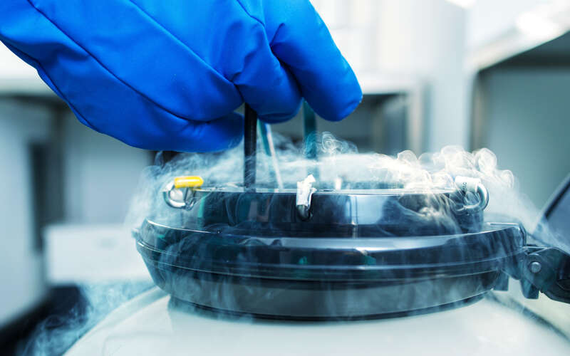 Sample storage in test-tube laboratory