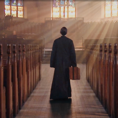 Photo from a documentary of Father McGivney's vision that spread across the world, touching millions of lives.