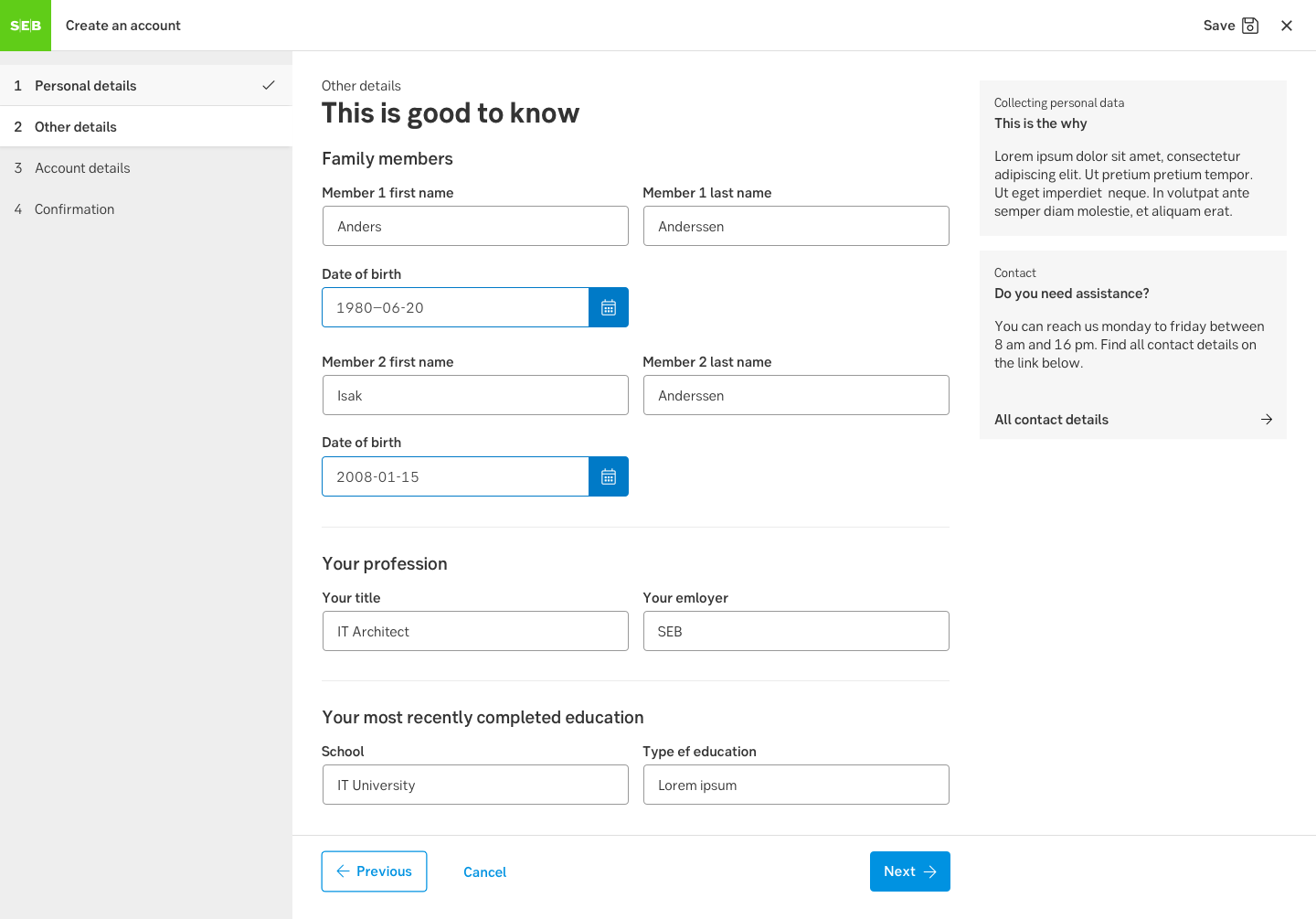 Component: Wizard - take over