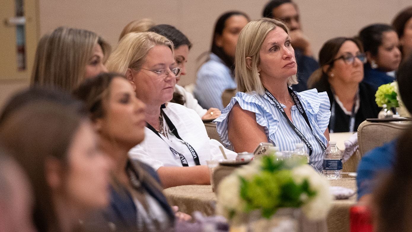 A group of women around a table