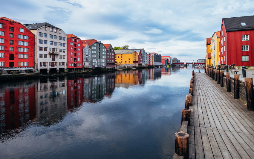 Postanek v slikovitem Trondheimu bo odlična priložnost za fotografije, ki jih boste namesto razglednice poslali sorodnikom.