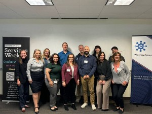 Services leaders celebrating the Inaugural International Services Week with Certinia