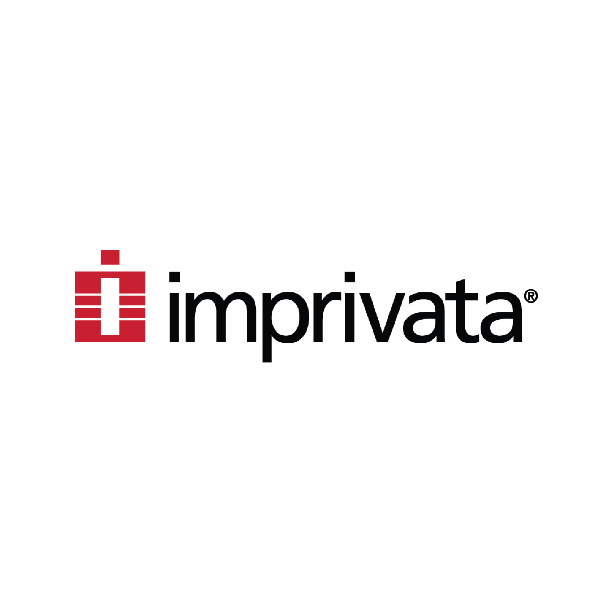 imprivata logo with red square and white i icon followed by black text